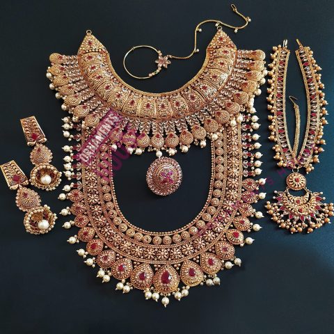 Bridal Jewellery - Gold Plated and Deep Antique